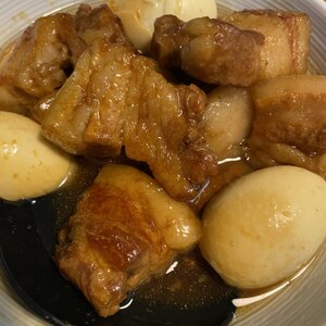 炊飯器で簡単♪豚バラ ブロック肉の八角煮♪